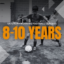Saturday Morning Football Centres - Tigers Trust Arena - 8-10 years (Saturday 4th May - Saturday 1st June)